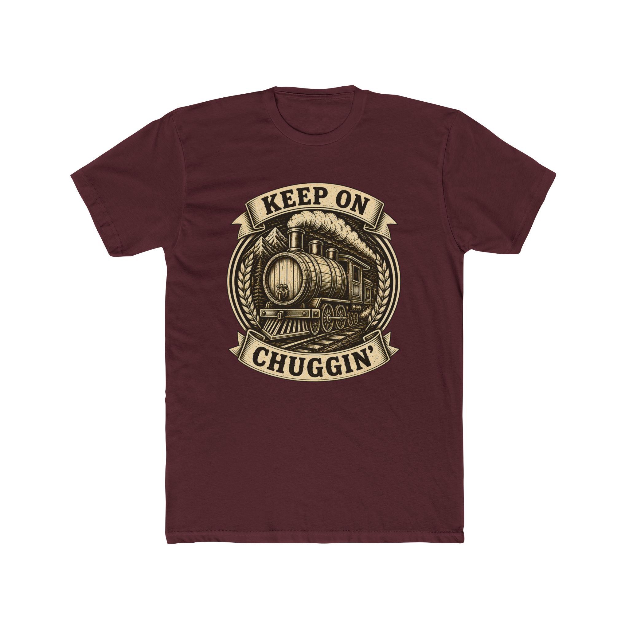 Keep On Chuggin' Tee — Vintage Train Graphic T-Shirt