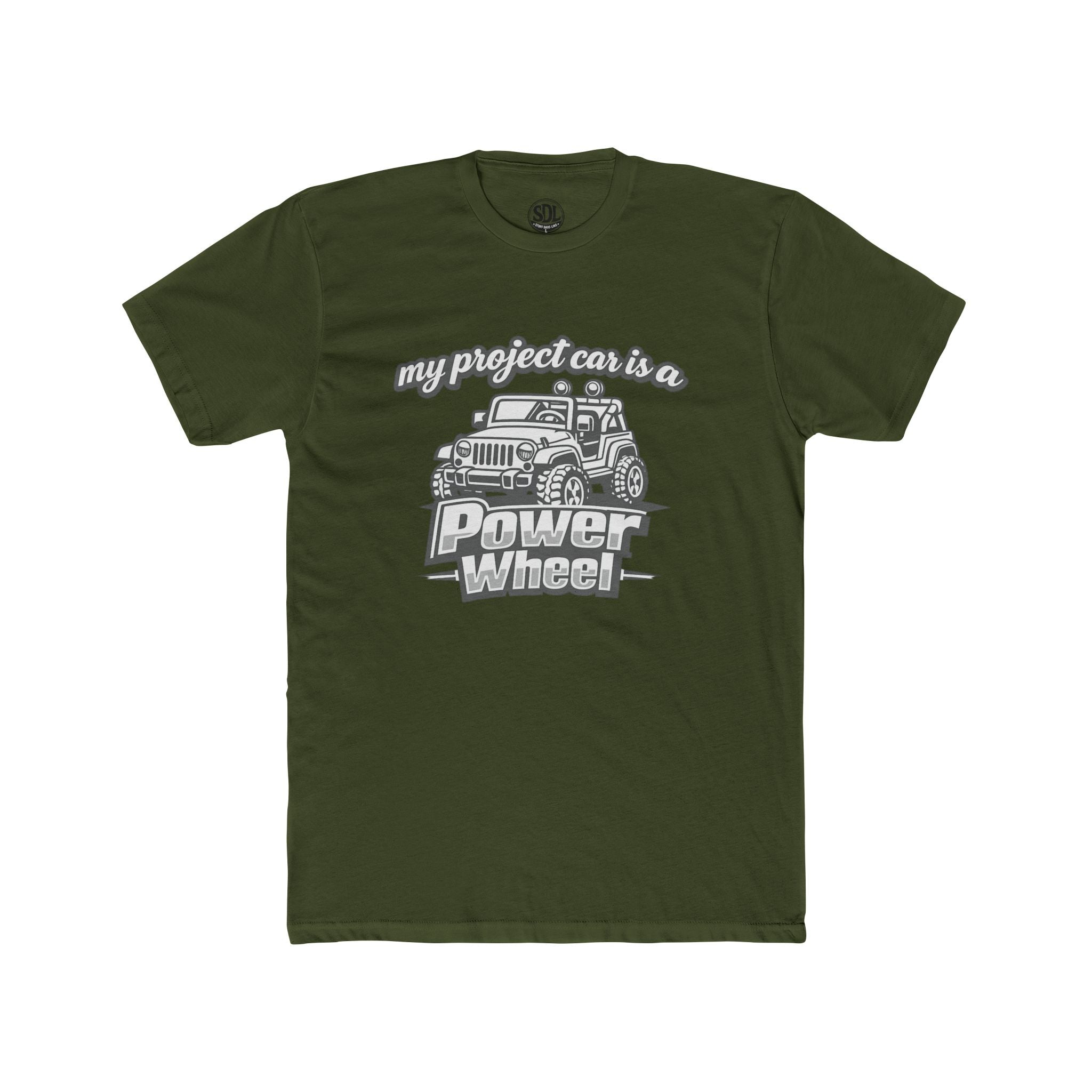 Jeep 'My Project Car is a Power Wheel' Tee
