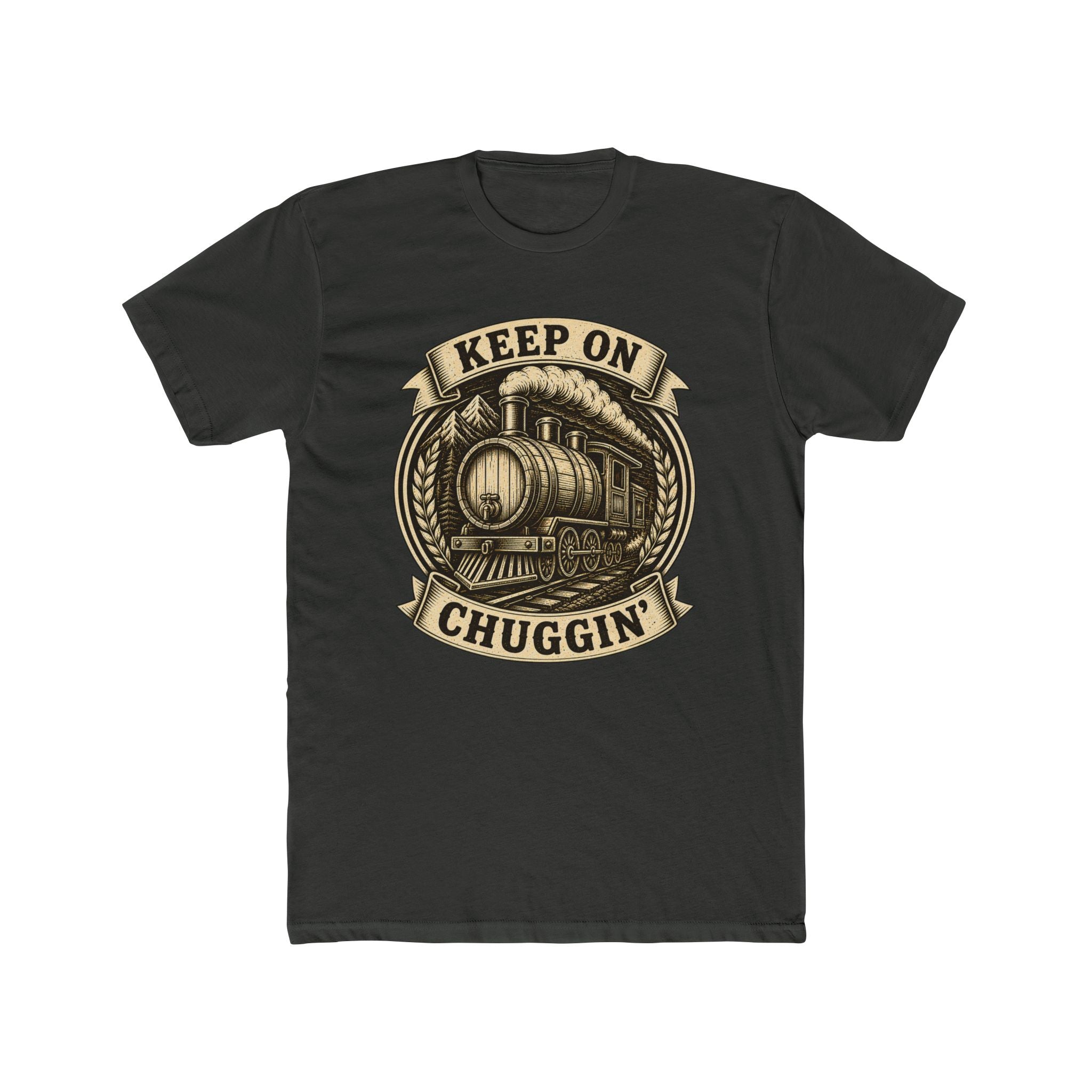 Keep On Chuggin' Tee — Vintage Train Graphic T-Shirt